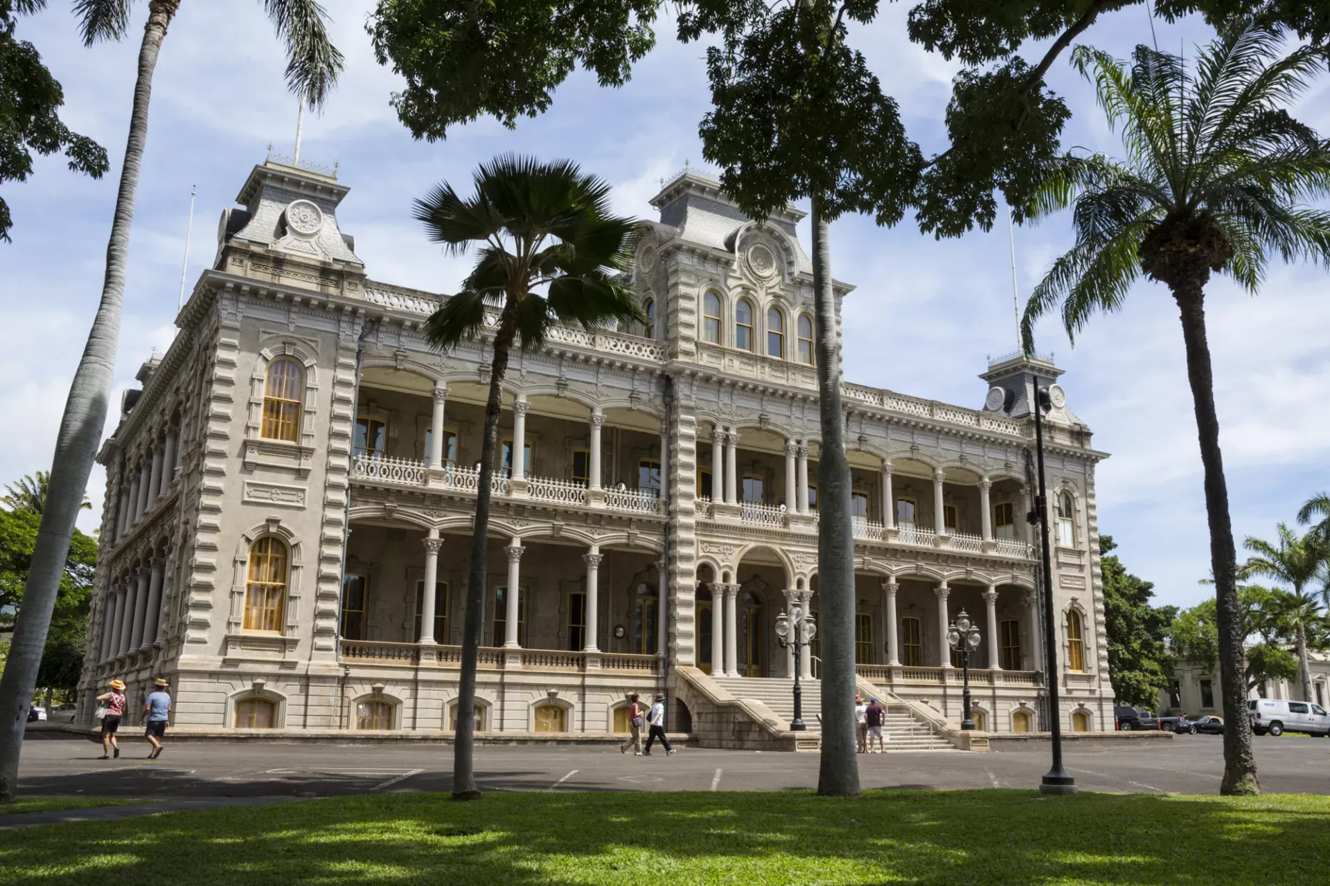 Iolani Palace in Honolulu, the only royal palace on U.S. soil
