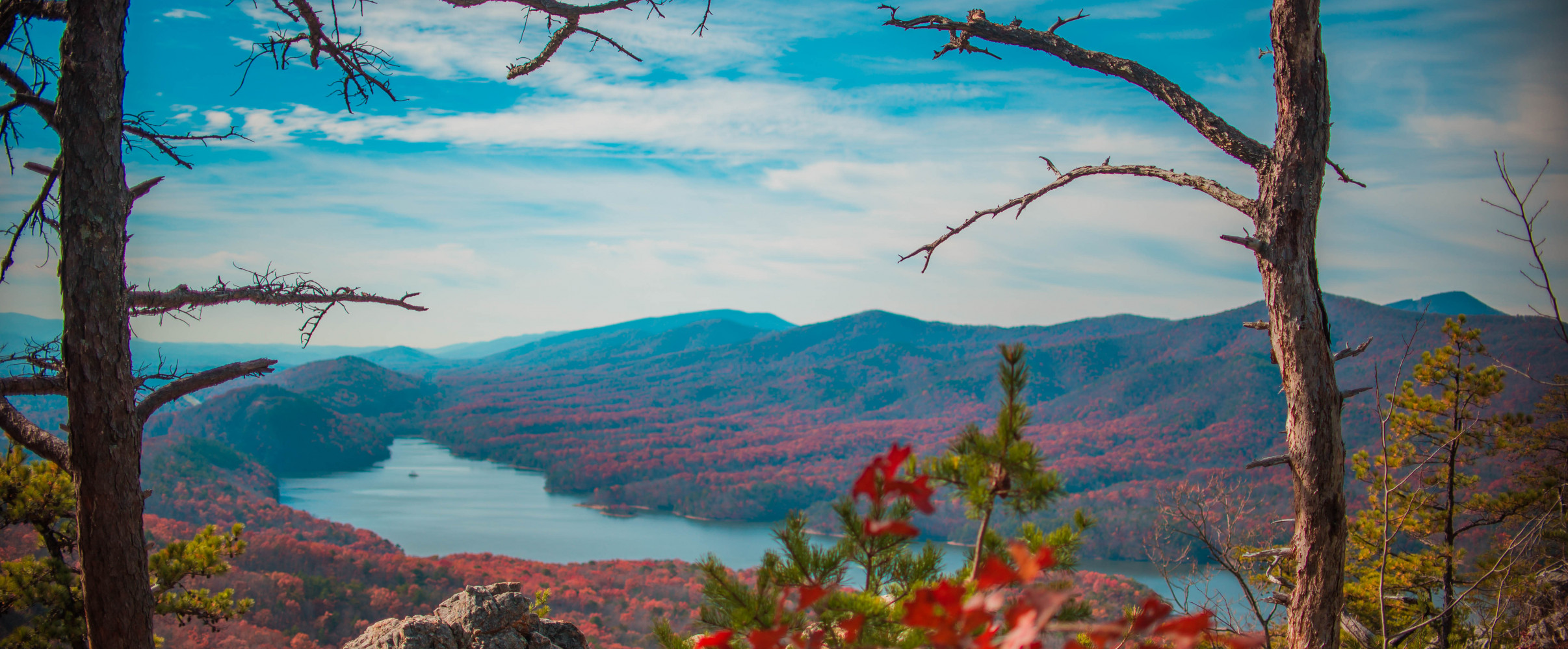 Appalachian Mountains scenic vista Panoramic view of the Appalachian Mountains with rolling forested peaks extending to the horizon