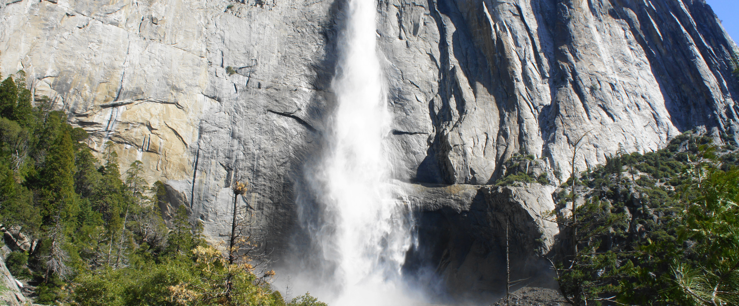 Yosemite Falls California tallest waterfall Yosemite Falls cascading down granite cliff in Yosemite National Park
