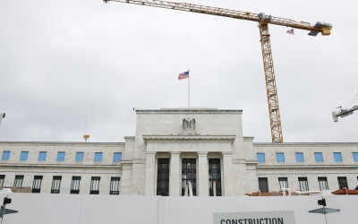 The Federal Reserve headquarters building in Washington DC