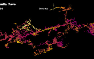 Stunning crystal formations in Lechuguilla Cave, one of America's deepest cave systems