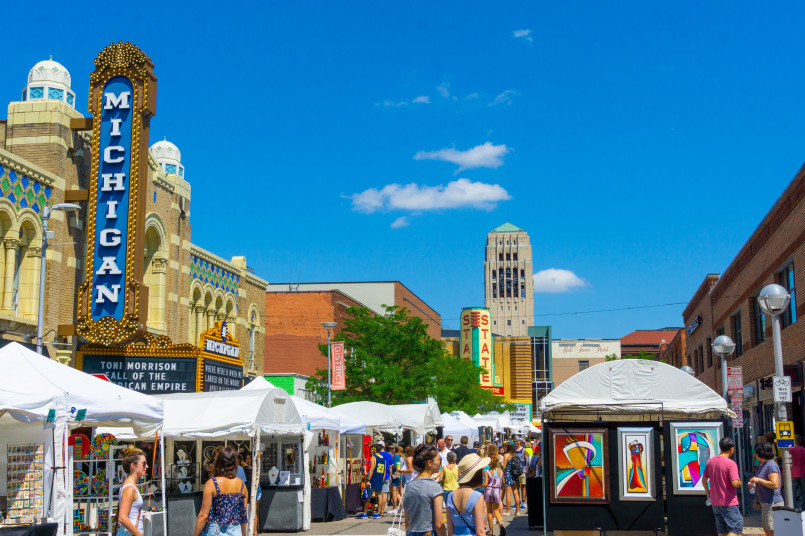 Ann Arbor Michigan downtown 15 Best College Towns in America for Students, Locals and Visitors