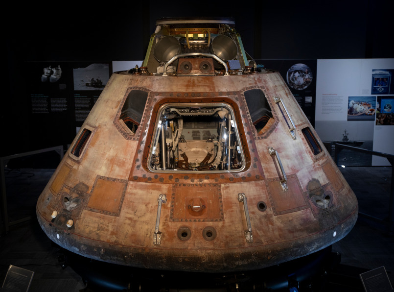 Apollo 11 Command Module Smithsonian Apollo 11 Command Module Columbia displayed at the National Air and Space Museum