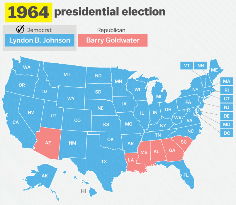 Electoral college map by state, presidential election electoral votes United States map color-coded by number of electoral votes per state