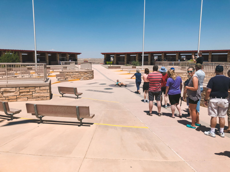Four Corners Monument marking where Arizona, Colorado, New Mexico, and Utah intersect at a single point