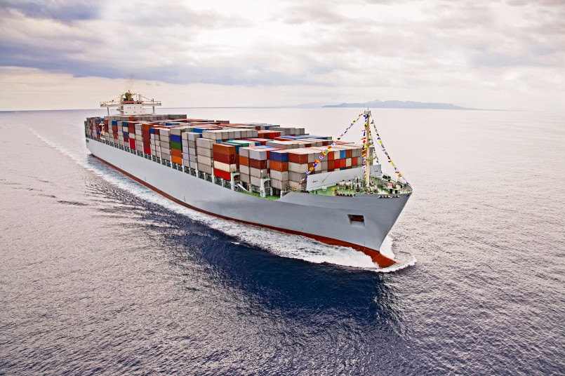Cargo ship arriving at Hawaii port under Jones Act restrictions