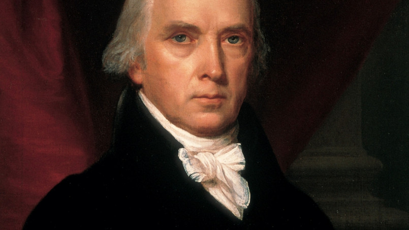 Portrait of James Madison, principal author of the U.S. Constitution and Federalist Papers