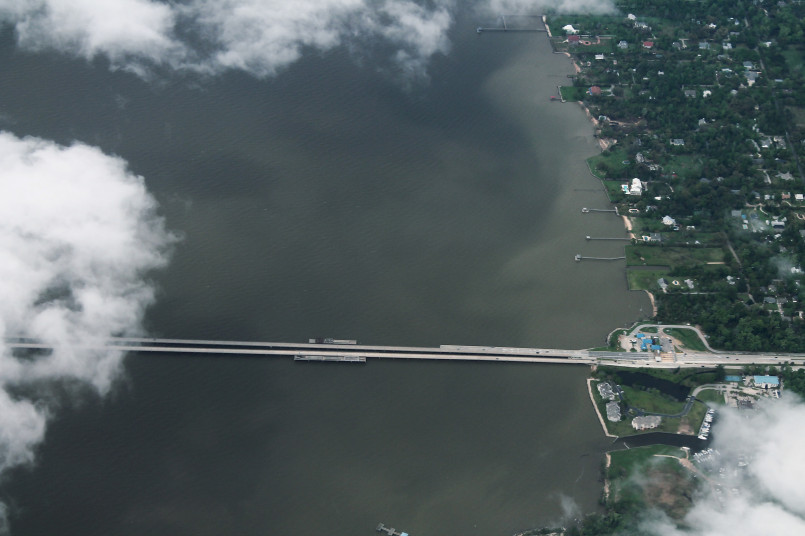 Lake Pontchartrain Causeway aerial view 15 Longest Bridges in USA: Engineering Marvels That Span America