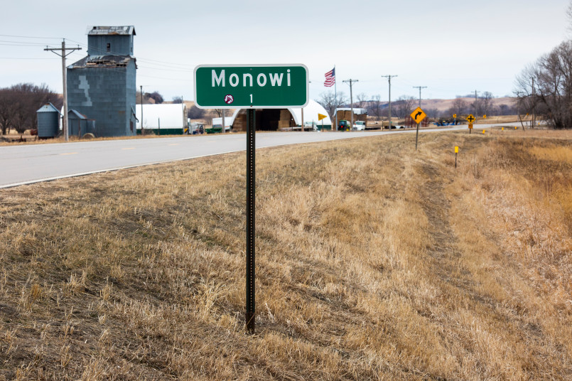 Monowi Nebraska population 1 tavern Monowi Tavern run by Elsie Eiler, the sole resident and mayor of Monowi, Nebraska