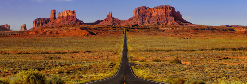 Monument Valley buttes Navajo guides Dramatic red sandstone buttes of Monument Valley on the Navajo Nation reservation