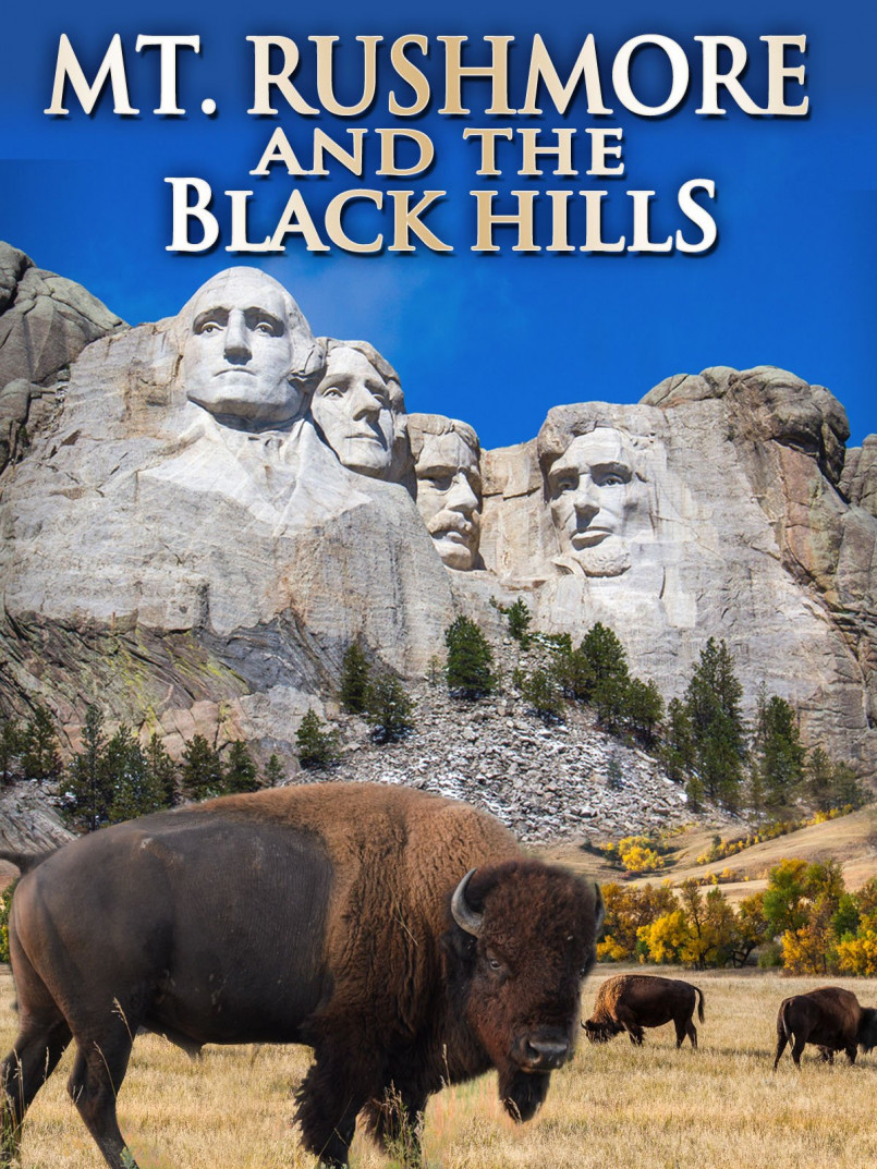 Mount Rushmore National Memorial carved into the Black Hills of South Dakota