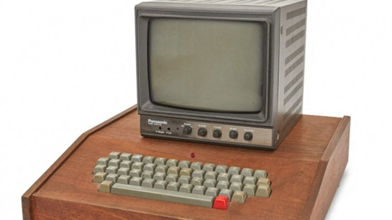 Original Apple I computer built by Steve Wozniak