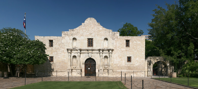 San Antonio Texas Alamo historic mission The iconic facade of the Alamo mission in downtown San Antonio