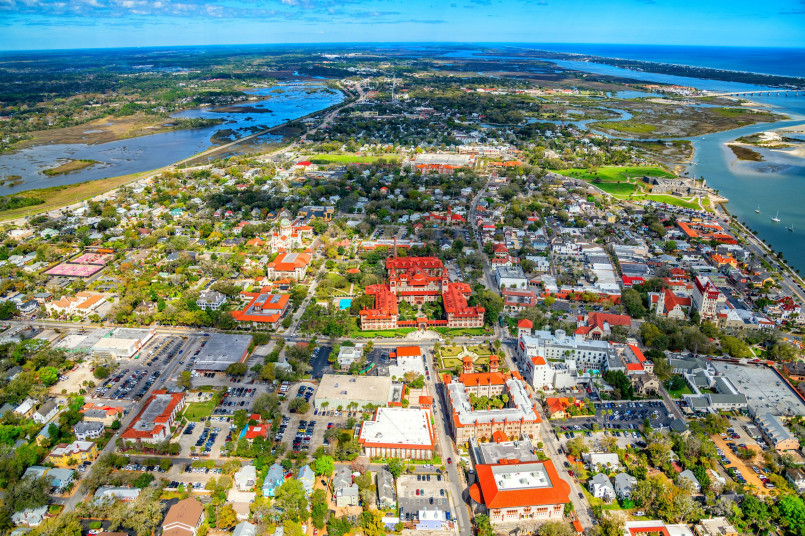 St. Augustine Florida oldest city USA 13 Oldest Cities in the USA You Can Actually Visit Today