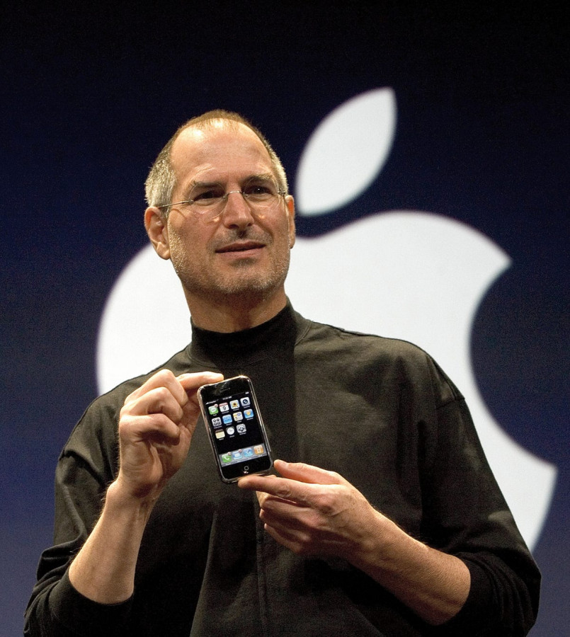 Steve Jobs introducing the first iPhone in 2007