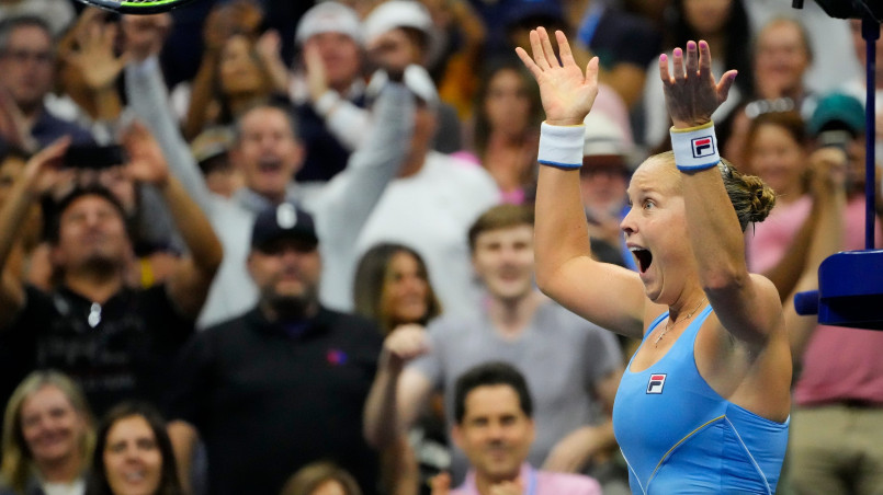 Packed Arthur Ashe Stadium during a US Open tennis championship match